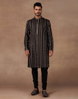 Black Embroidered Kurta Set | East
