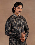 Black Oriental Kurta Set