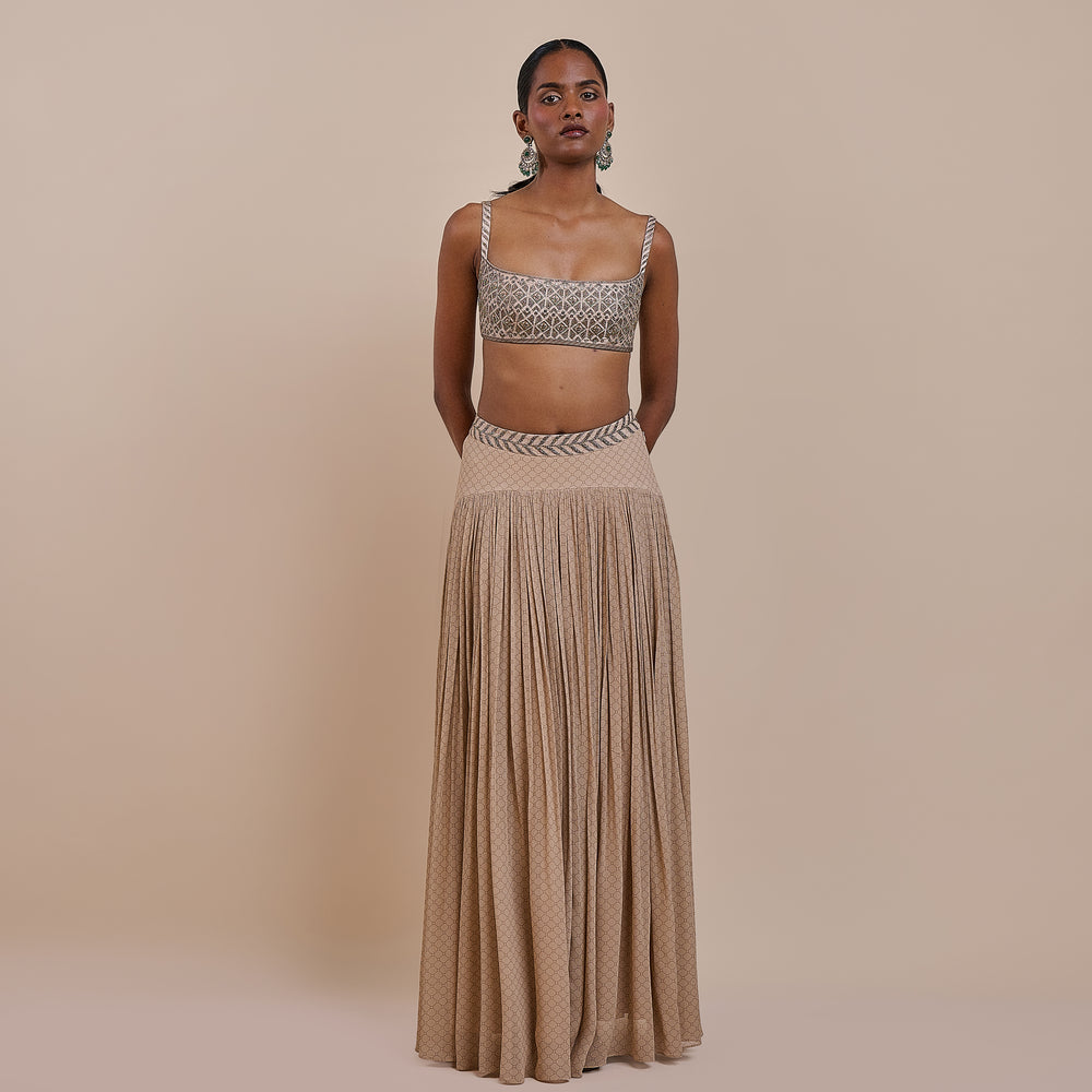 Blush Ivory Skirt Set | Atth