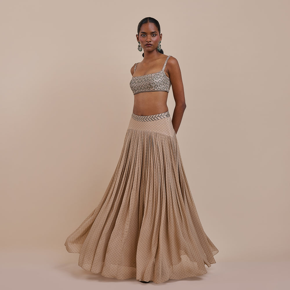 Blush Ivory Skirt Set | Atth