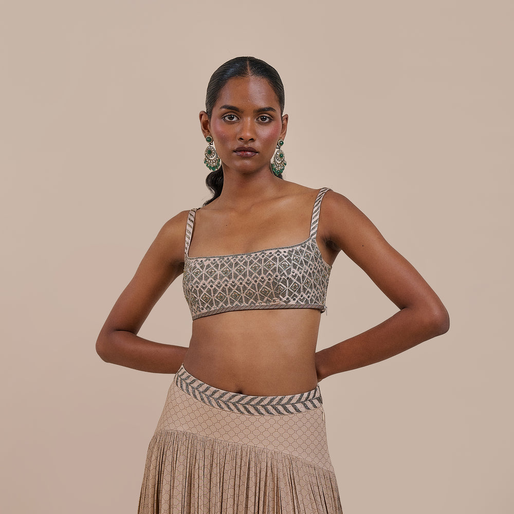 Blush Ivory Skirt Set | Atth