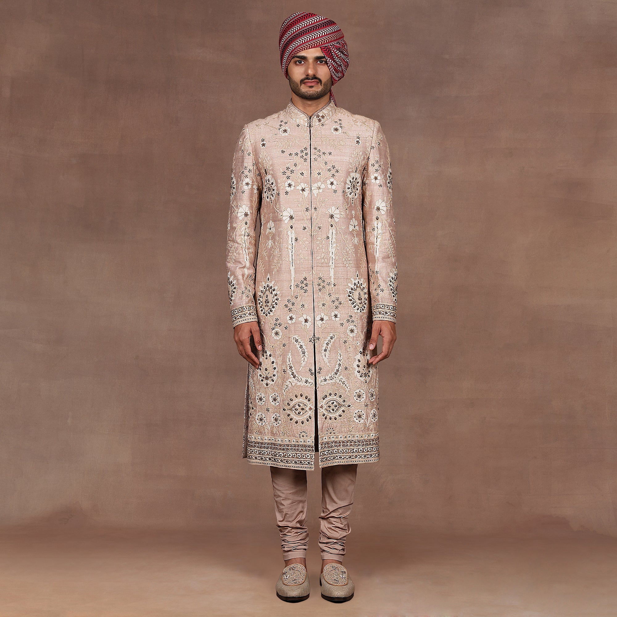 Blush Taupe Sherwani Set | East