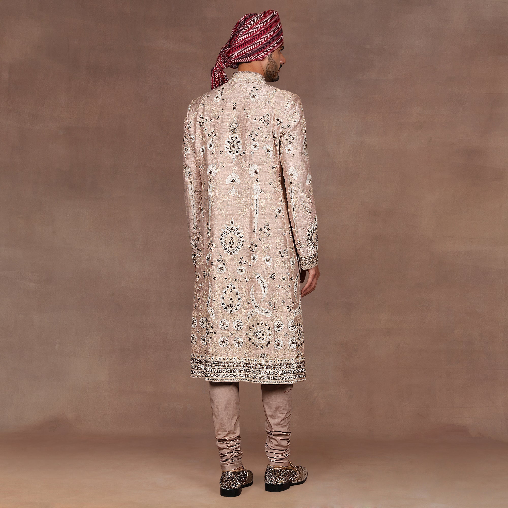 Blush Taupe Sherwani Set | East