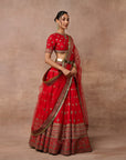 Bright Red Lehenga Set