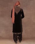 Brown Velvet Sherwani Set | East