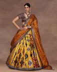 Canary Yellow Skirt Set