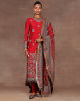 Cherry Red Tunic Set