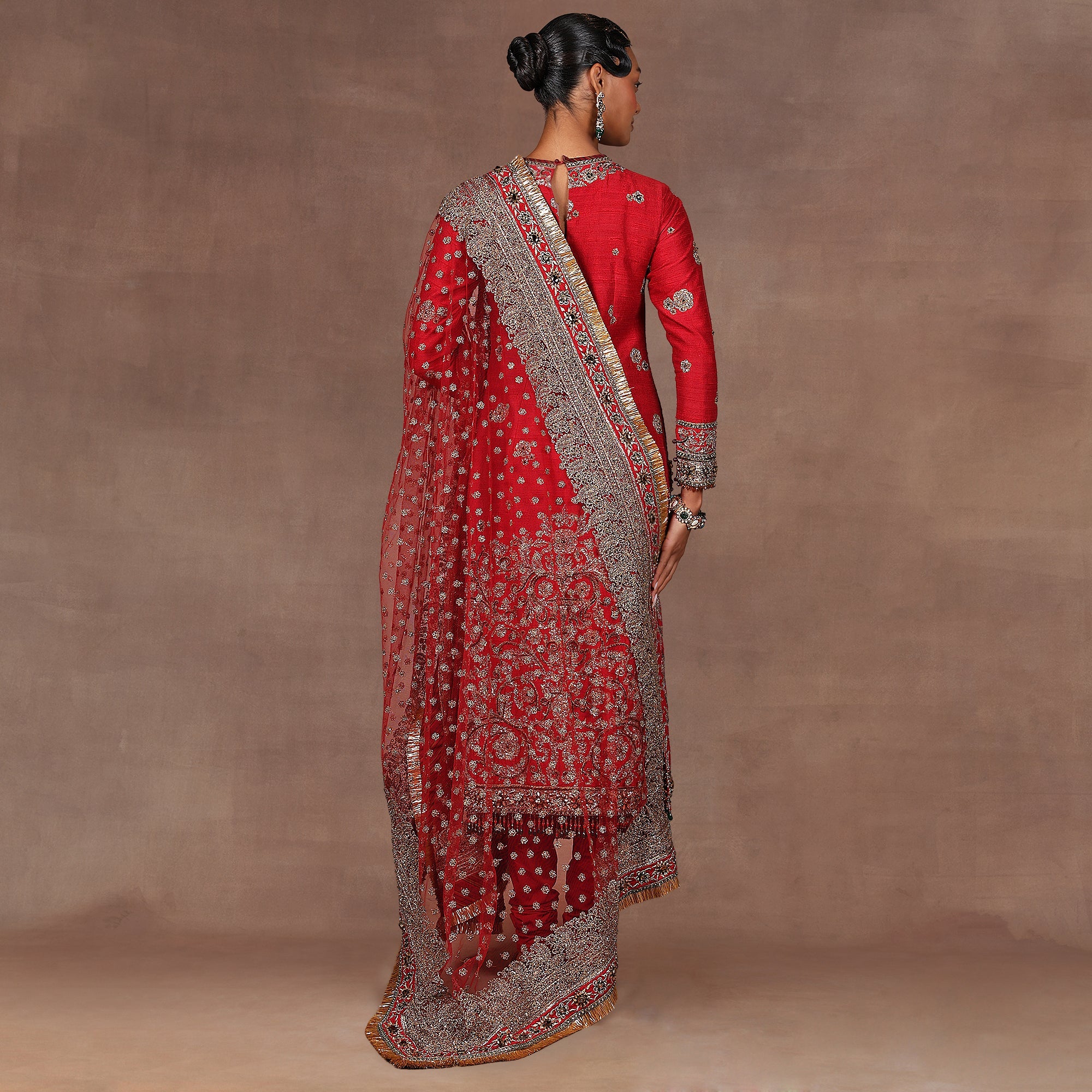 Cherry Red Tunic Set