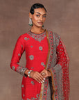 Cherry Red Tunic Set