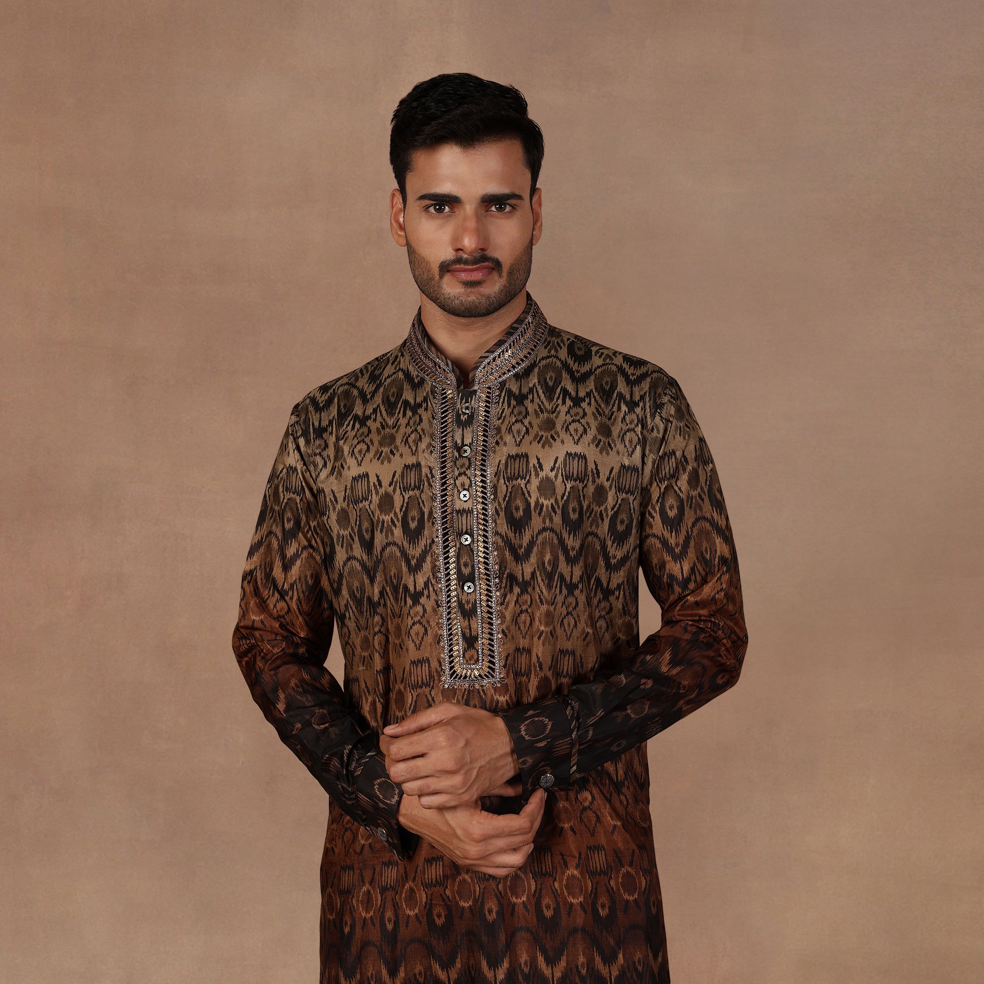 Chocolate Ombre Kurta Set | East