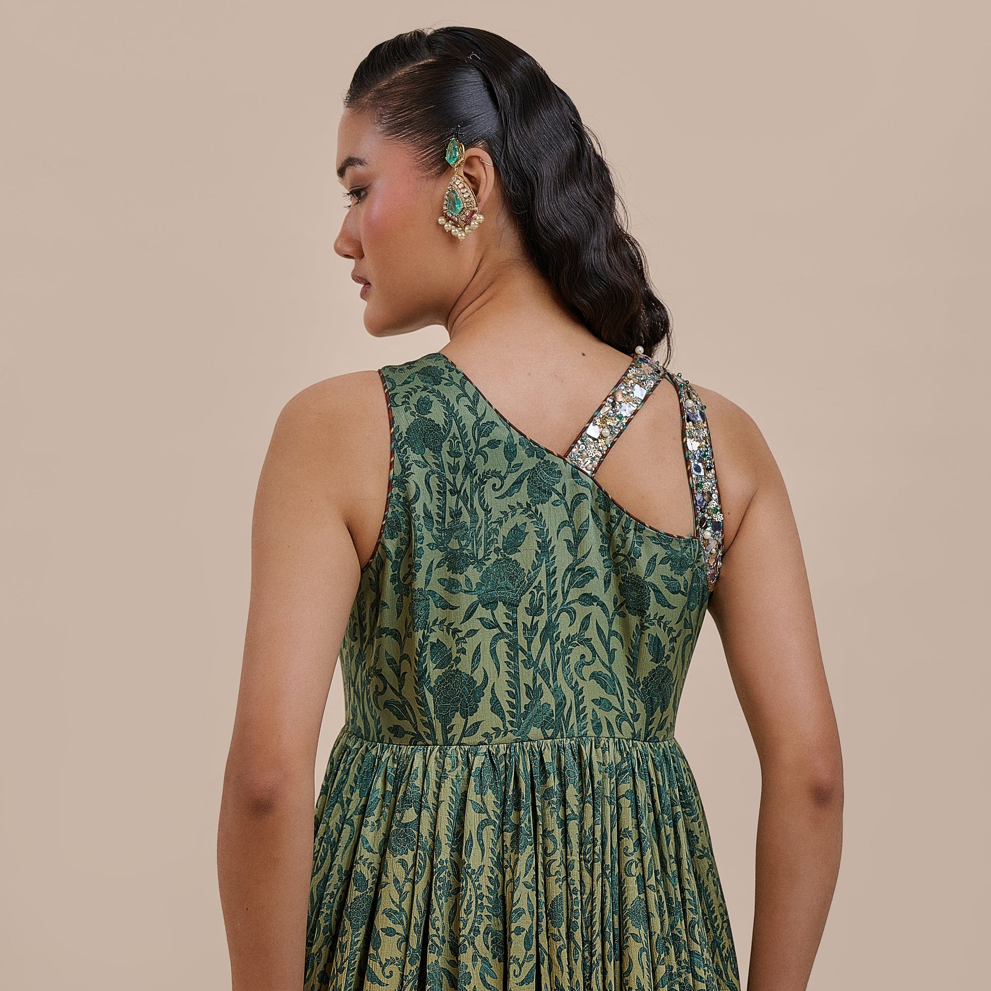 Emerald Green Ombre Maxi Dress | Atth
