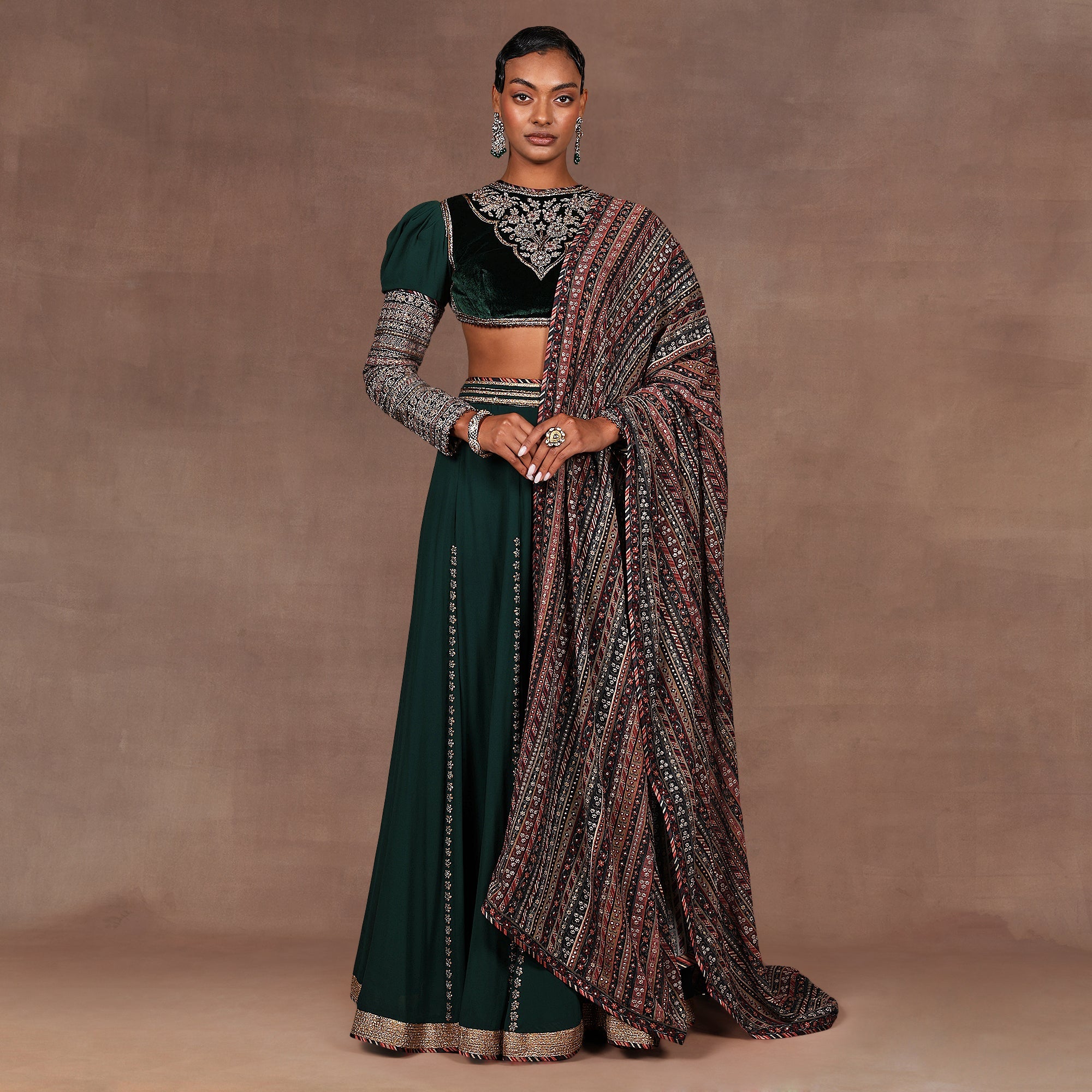 Emerald Sharara Set