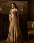 Antique Gold Trail Skirt Set