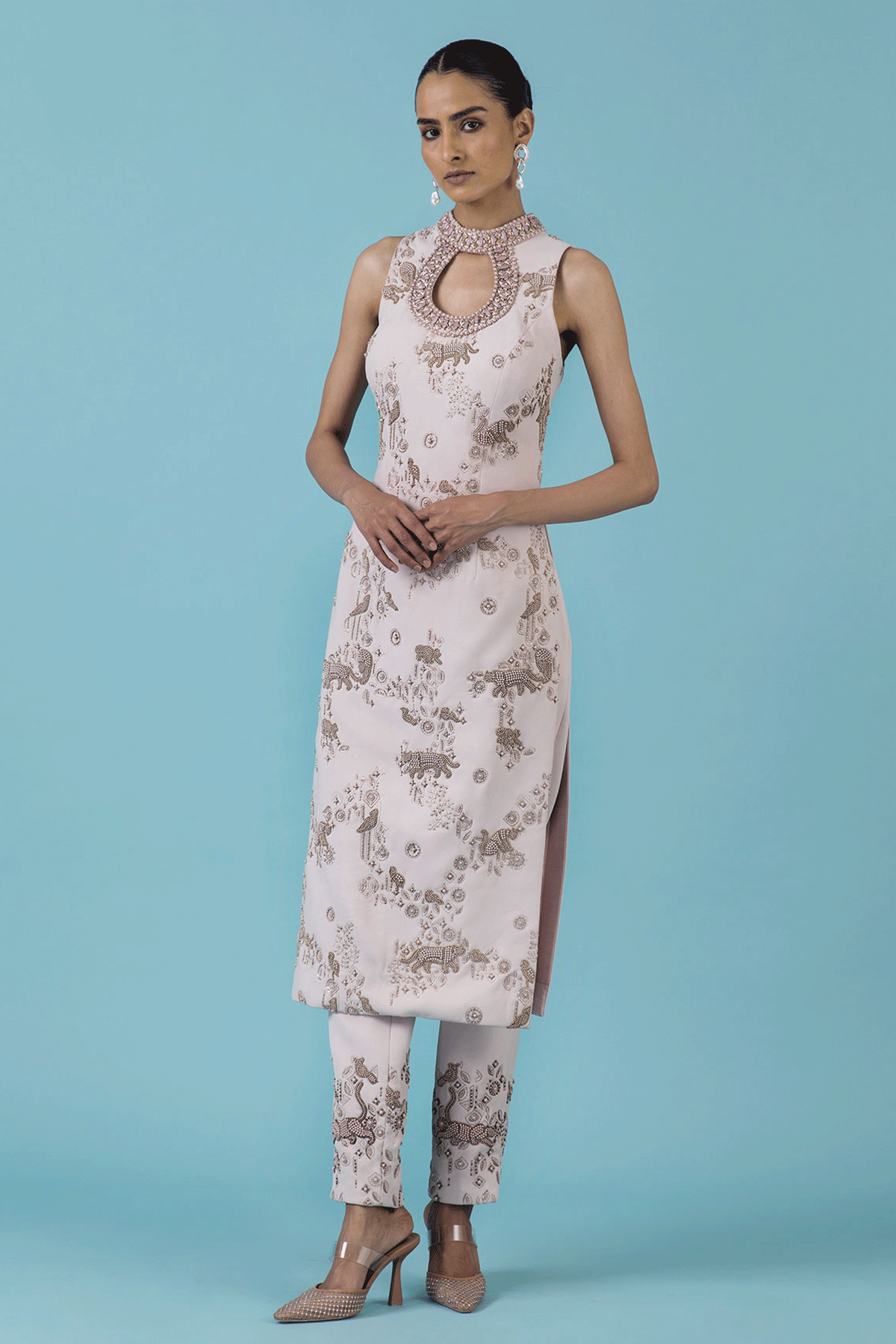 Blush Jungle Kurta &amp; Pants