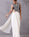 Monochrome Saree