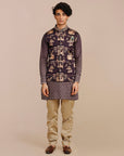 Imperial Purple Nehru Jacket