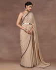 Jewelled Pink Saree Set