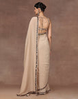 Jewelled Pink Saree Set