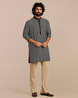 Linear Chevron Kurta