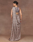 Mave Pink Ombre Saree Set