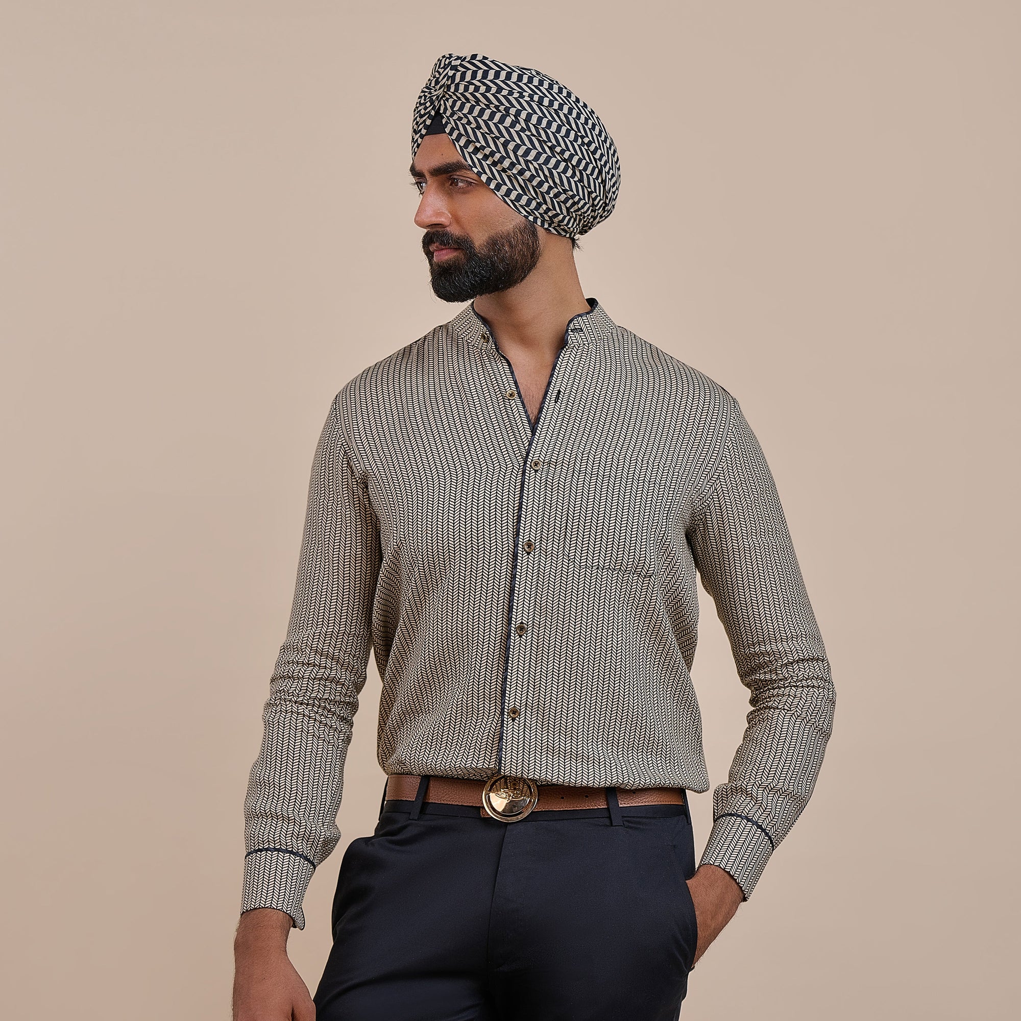 Micro Chevron Shirt | Atth