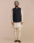 Midnight Blue Nehru Jacket