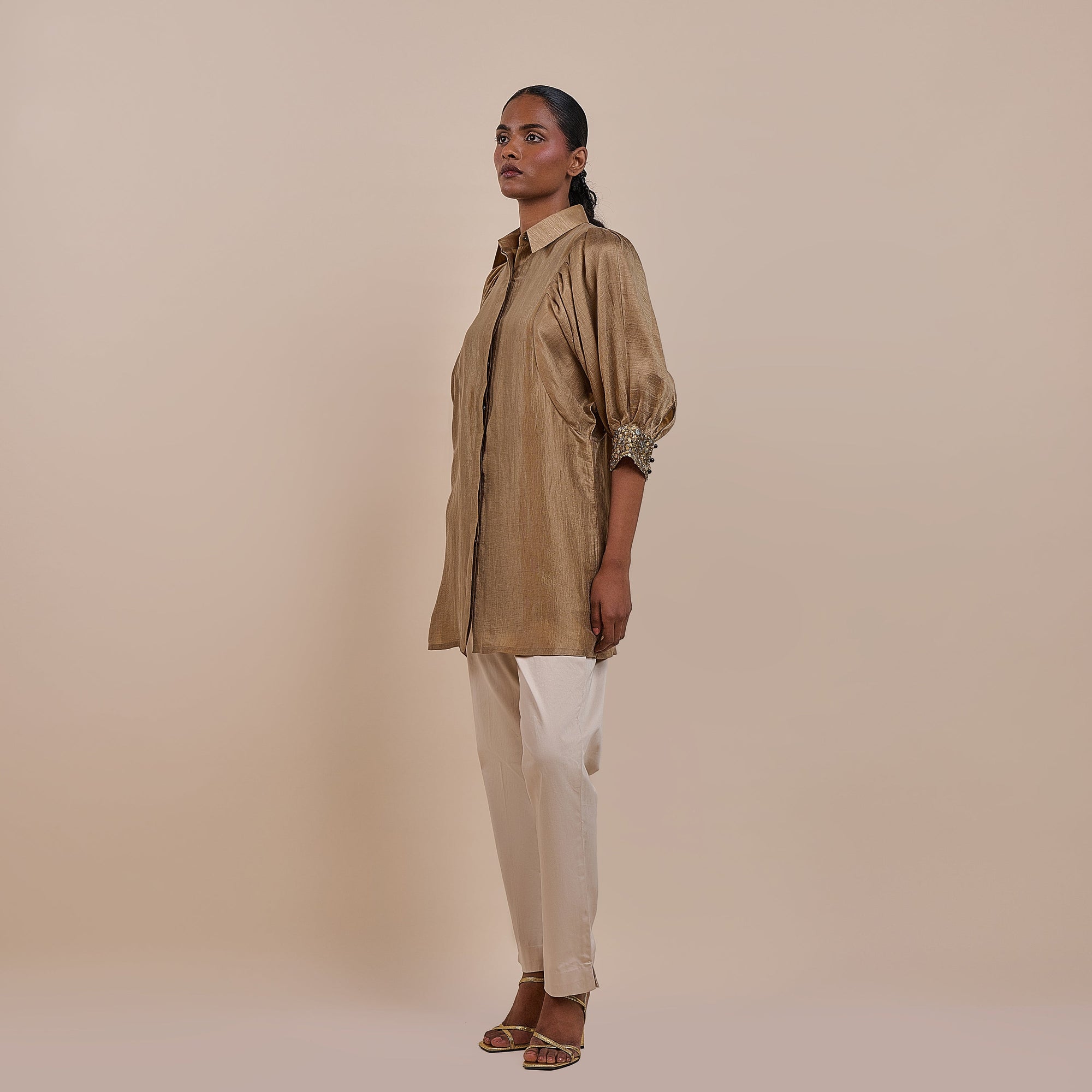 Bronze Beige Tunic | Atth