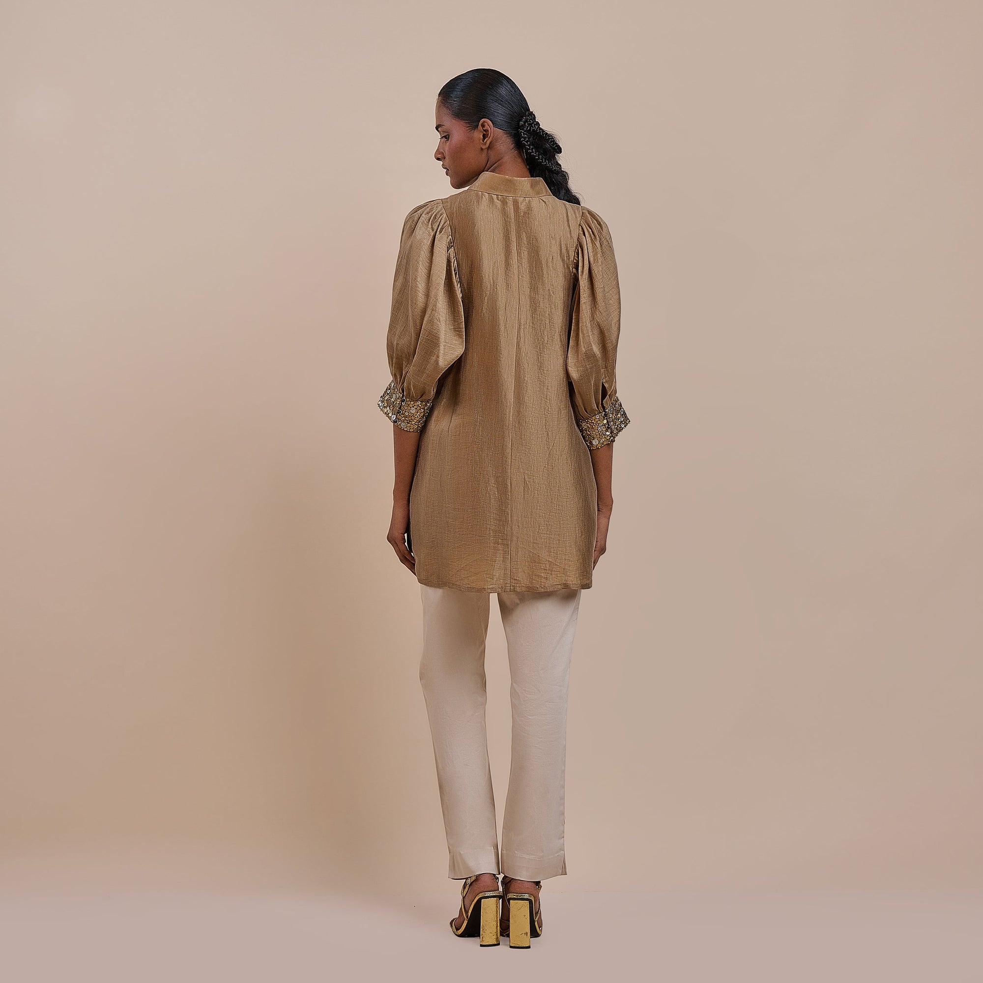 Bronze Beige Tunic | Atth