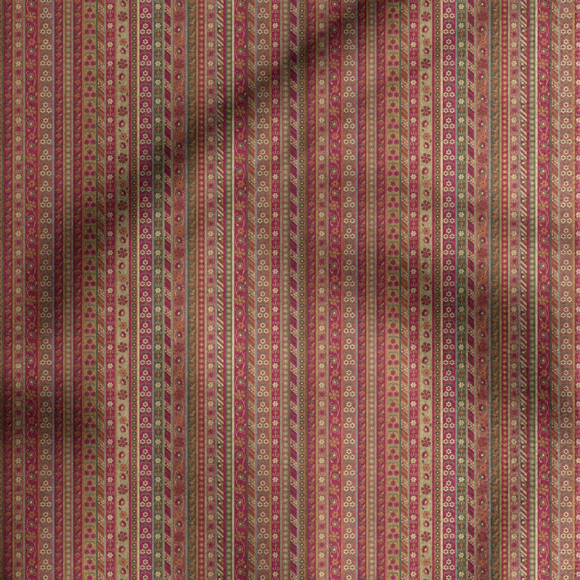 Multi Pink Striped Safa | East