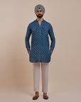 Navy Blue Kurta | Atth