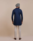 Navy Blue - Red Kurta | Atth