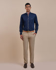 Navy Blue Solid Shirt | Atth