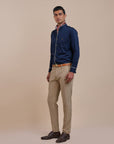 Navy Blue Solid Shirt | Atth