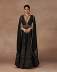 Noir Black Jacket Set