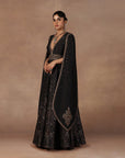 Noir Black Jacket Set