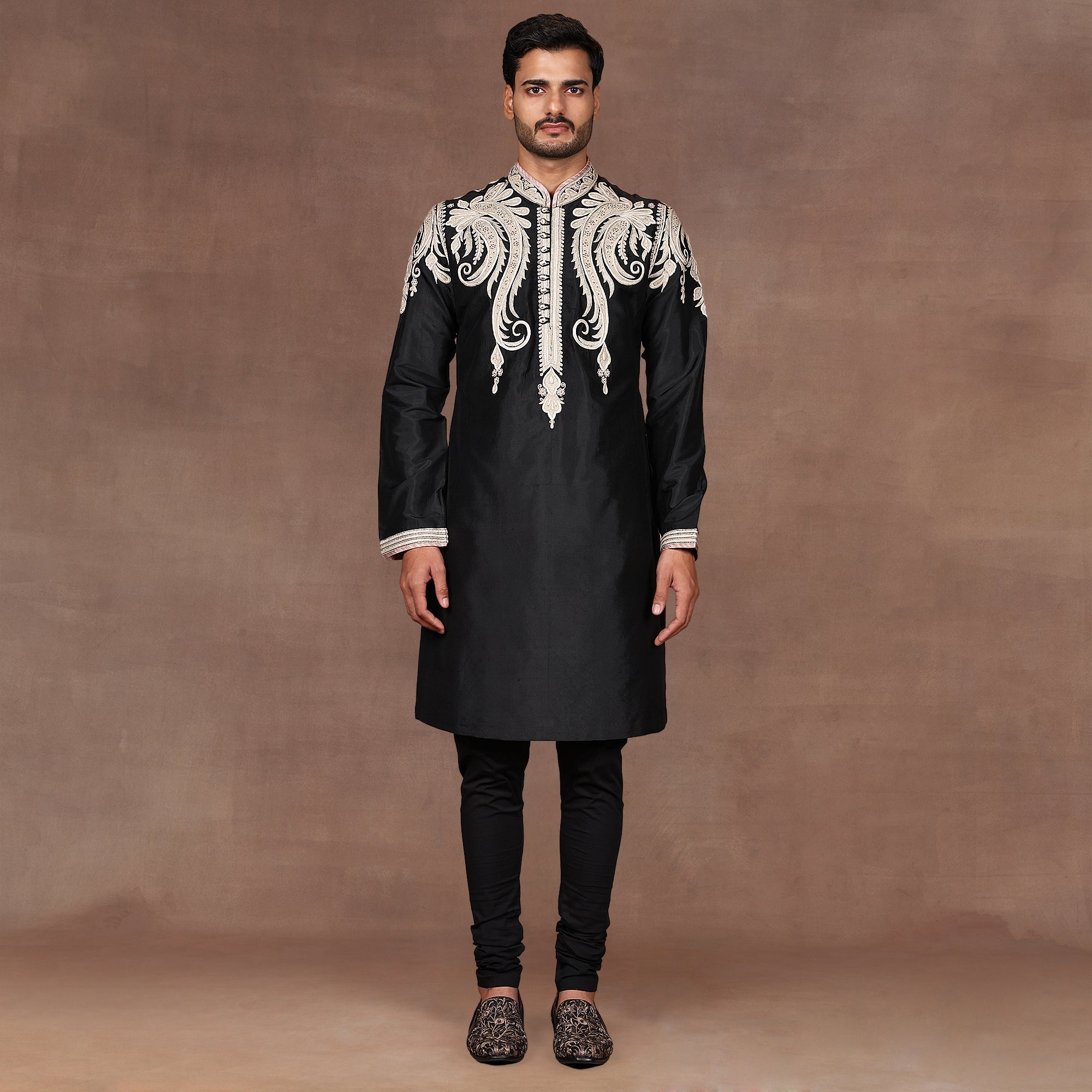 Noir Black Kurta Set | East