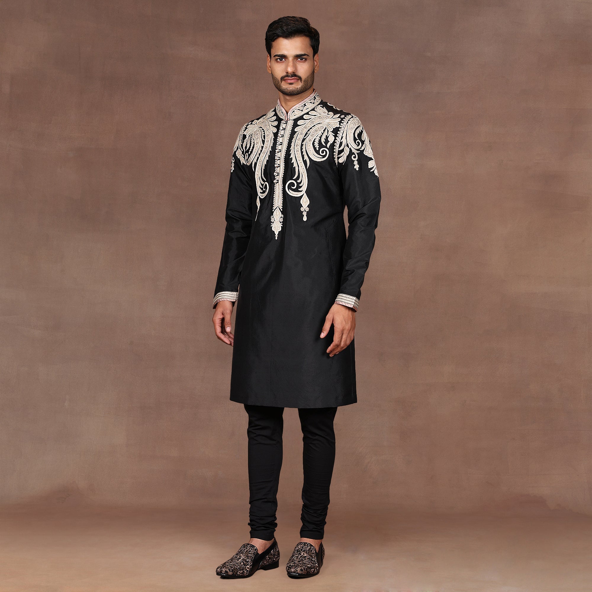 Noir Black Kurta Set | East