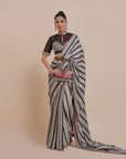 Noir Ivory Saree Set | Atth