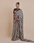 Noir Ivory Saree Set | Atth
