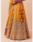 Mango Zardozi Heavy Lehenga Set