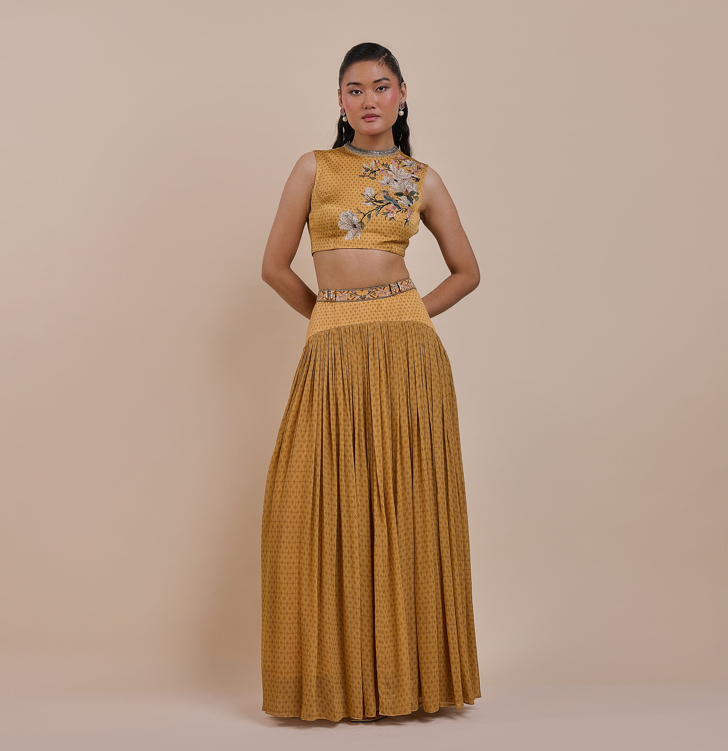 Sunny's Bridal - Ochre Mustard Skirt Set | Atth