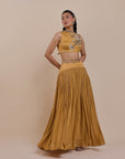 Ochre Mustard Skirt Set | Atth