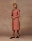 Old Pink Sherwani Set | East