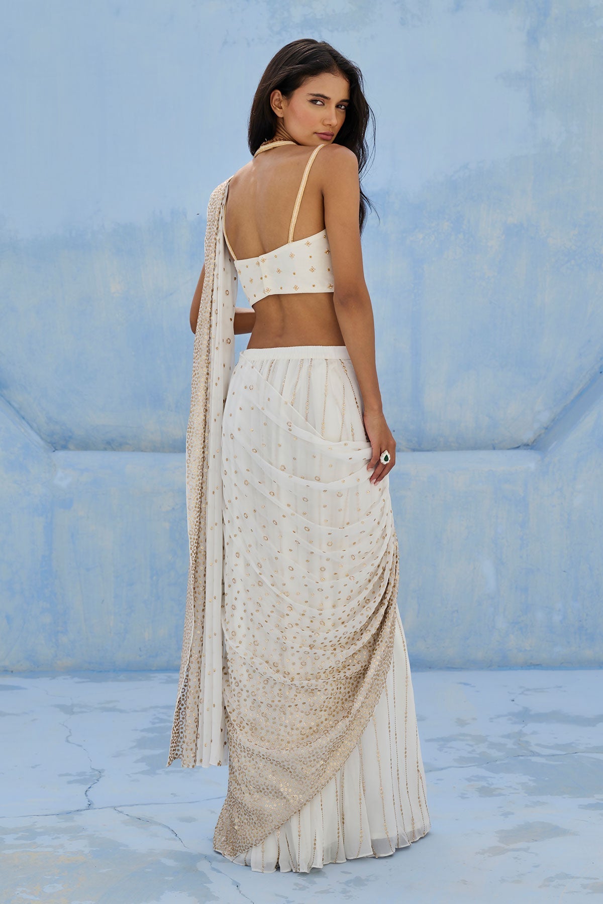 Noor Pre-Drape Saree