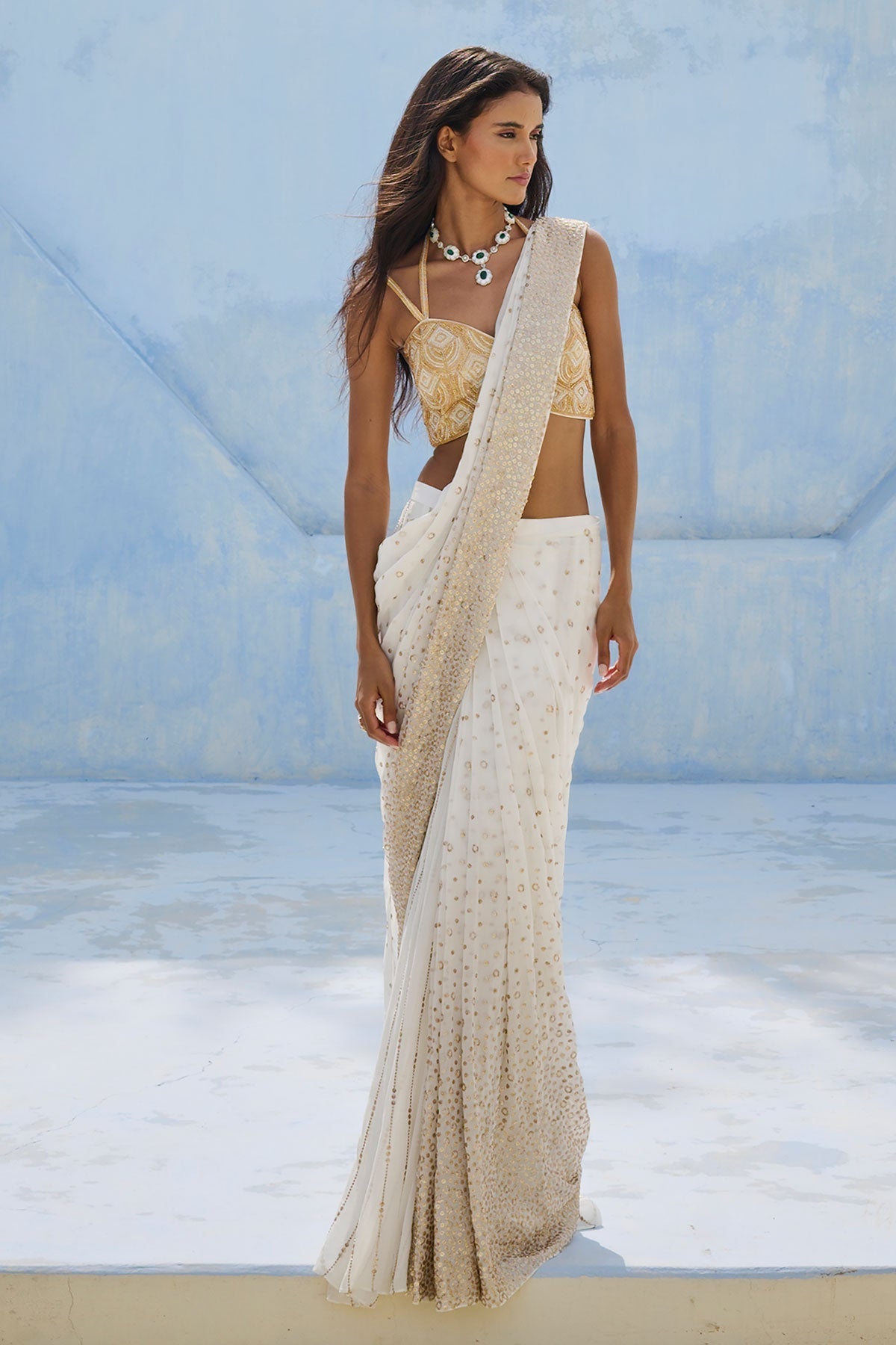 Noor Pre-Drape Saree