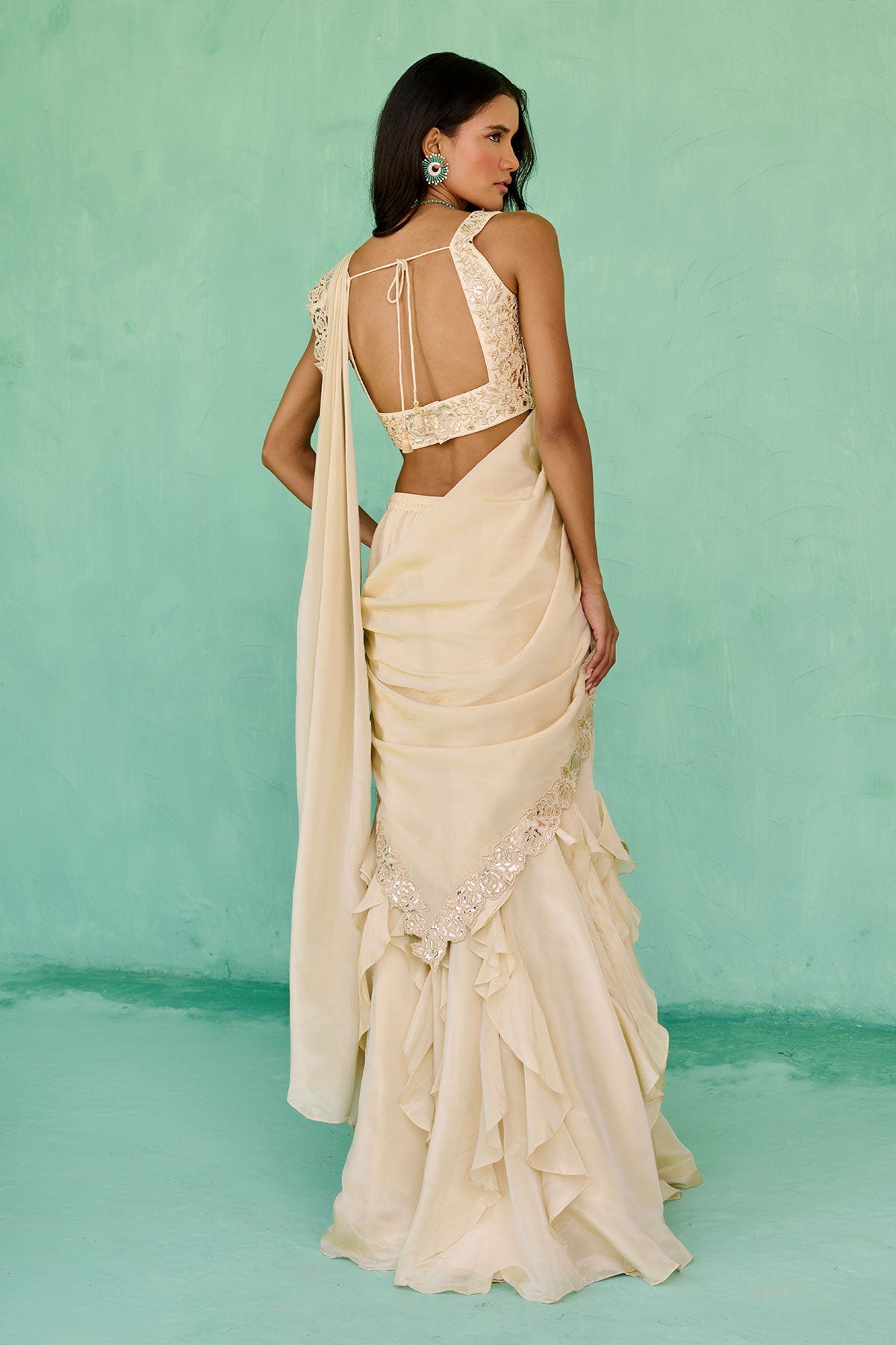 Ziya Pre-Drape Saree