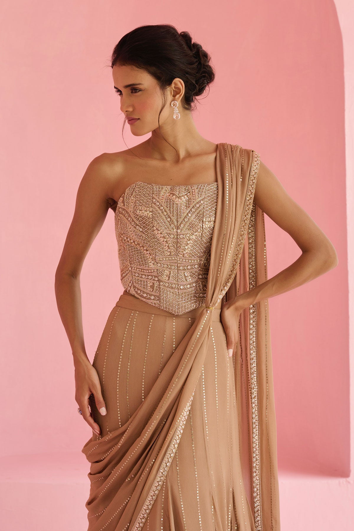 Stella Pre-Drape Saree