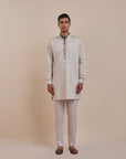 Pearl Ivory Solid Kurta | Atth