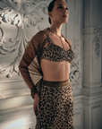 Coffee Brown Cutwork Lehenga - Ready to Ship