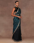 Pine Green Saree Set